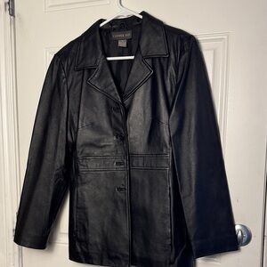 Copper Key Women's Black Leather Jacket